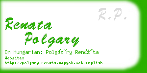 renata polgary business card